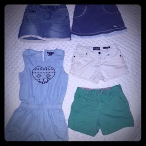 Girls shorts/skorts 6-6x
